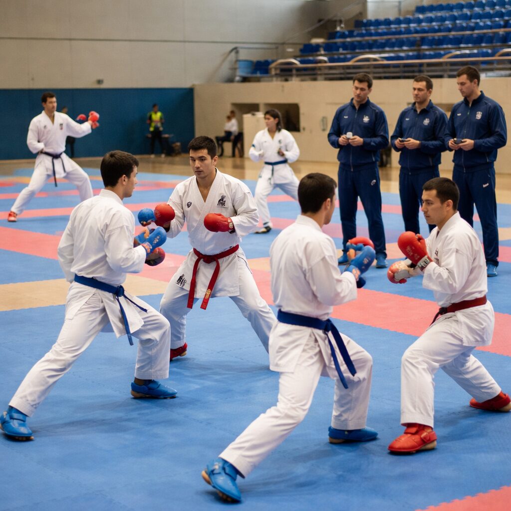 Foto Entrenamientos Kata Kumite Seleccionadores