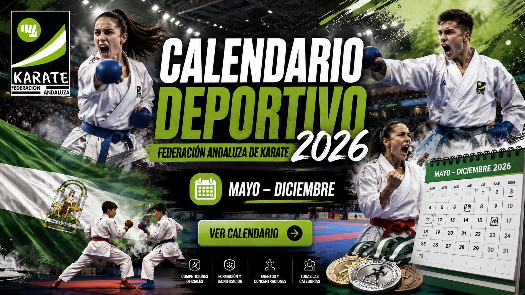Calendario Dpeortivo Fak 2026